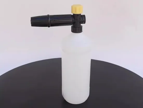 High Pressure Car Washer Easy-to-Operate Plastic Snow Foam Lance with 1L Bottle Plastic Foam Cannon with Optional Adapter
